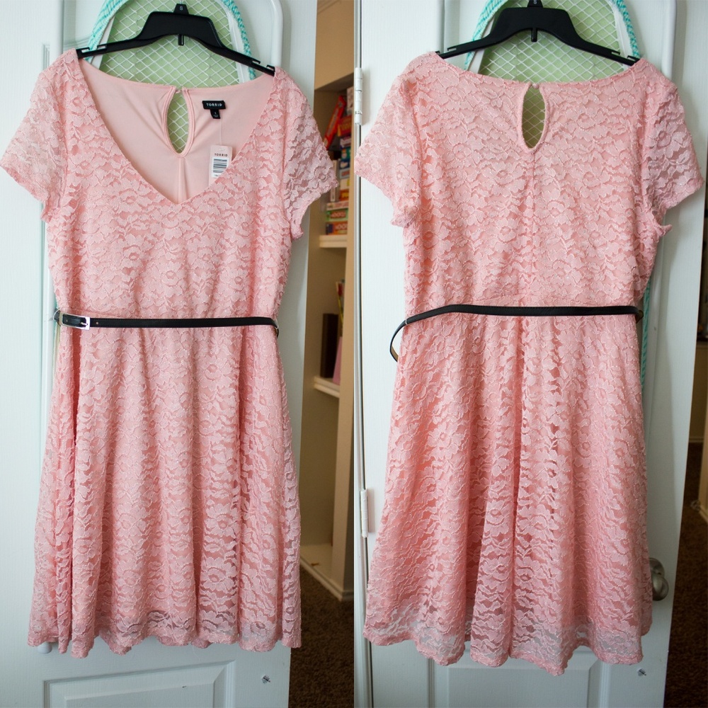 Lacey Pink Dress